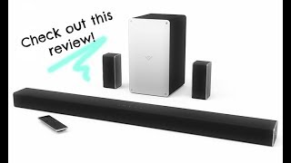 GREAT SOUND BAR 51 Surround Vizio sb3651e6 review [upl. by Igic]