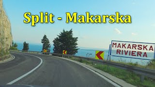 SPLIT  MAKARSKA JADRANSKA MAGISTRALA [upl. by Hausmann595]