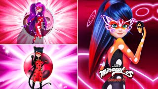 Miraculous Ladybug Top 10 Transformations  Season 1 to 5 [upl. by Kimmel]