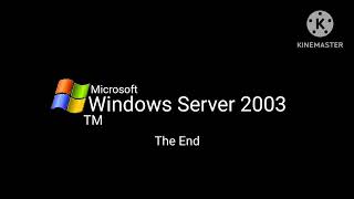 Windows Server 2003 animation on kinemaster [upl. by Titus]