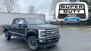 2024 Ford F250 SuperDuty 67L Platinum POV Start Up Test Drive Walkaround and Review [upl. by Jerald]