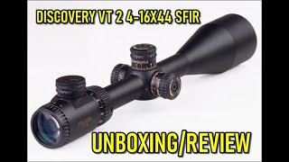 UNBOXING SCOPE DISCOVERY VT2 416X50 SFIR [upl. by Arnoldo819]