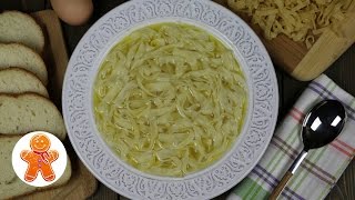 Домашняя лапша своими руками как приготовить ★ Суплапша на курином бульоне [upl. by Mahla]