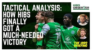 Motherwell v Hibs tactical analysis How Hibs finally found a way to win [upl. by Kcirtemed]