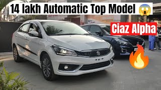 Pehli 4 Star Rating Car  2023 Ciaz Alpha Automatic  Detailed Rivew Price Features dcarsinfo [upl. by Eetsirk]