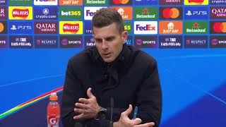 We have 3 games to qualify Juventus boss Thiago Motta after 00 draw at Aston Villa in UCL [upl. by Cher]