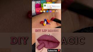 This DIY Lipstick Will Blow Your Mind 🤯😍lipstickhacks colourmixing shortsfeed [upl. by Essined]