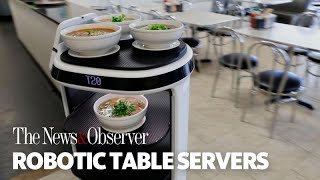 Triangle restaurants debut robots insisting they help staff [upl. by Athal48]