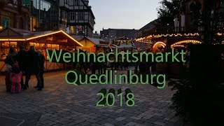 Weihnachtsmarkt Quedlinburg 2018  PXL Studios [upl. by Atnoek]