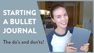 Starting a Bullet Journal  The dos and donts [upl. by Amer]