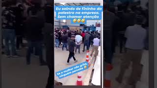 Saindo de fininho da palestra da empresa sem chamar a atenção corridadosratos matrix humor [upl. by Donella386]