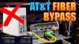 How To Bypass ATampT Fiber BGW320 w WAS110 SFP [upl. by Lletnwahs713]