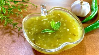 গ্রীন সুইট চিলি সস রেসিপি  Thai Green Sweet Chili Sauce Recipe [upl. by Ahtan]