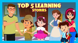 Top 5 Learning Stories for Kids  Bedtime Stories  Short English Stories  Tia amp Tofu [upl. by Flan]