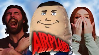 FIRST TIME WATCHING  Airplane 1980  MOVIE REACTION [upl. by Eekorehc]