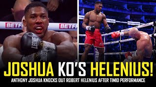 Anthony Joshua KOs Robert Helenius after TIMID performance Post Fight Review NO FOOTAGE [upl. by Issak]