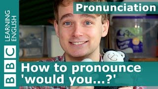 Pronunciation How to pronounce would you [upl. by Dlanigger]