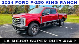 2024 Ford F250 Super Duty King Ranch Turbo Diesel  Reseña y Prueba de Manejo Completa POV [upl. by Ienttirb]