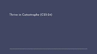 Thrive in Catastrophe audiobook  C2324 [upl. by Fosque]