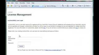 How to Register Your SonicWALL Firewall [upl. by Ilonka]