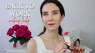 How I get glowing skin BACK TO WORK everyday makeup look  Chatty amp Friendly GRWM [upl. by Garin]