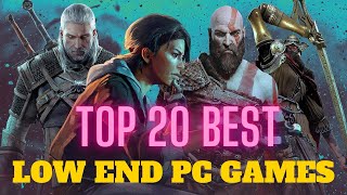 TOP 20 Games For Low Spec  Best low end pc games [upl. by Adore]