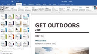 Apply a theme in Microsoft Word [upl. by Ragouzis]