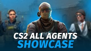 CS2 ALL AGENTS SHOWCASE  RADIO COMMANDS VOICES [upl. by Hermie877]