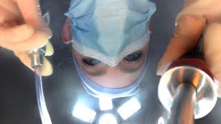 ASMR Hospital Surgery Tonsillectomy  Anesthesiologist Procedure PostOp Nurse exam [upl. by Yssak502]