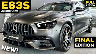 2023 MERCEDES E63 S AMG NEW Final Edition V8 BRUTAL Sound FULL InDepth Review Exterior Interior [upl. by Lairret]