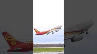 Hainan Airlines departure spotted at Manchester Airport Viewing Park [upl. by Warfield]