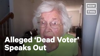 Voter Accused by Trump Campaign of Being Dead Speaks Out  NowThis [upl. by Annor539]