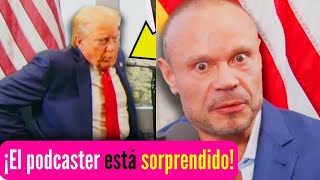 ¡Trump ABANDONA ABRUPTAMENTE la entrevista y deja atónito al podcaster MAGA [upl. by Arocet]