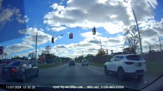 Random Driving in Dearborn And Dearborn Heights Michigan November 1 2024 [upl. by Yeldud131]