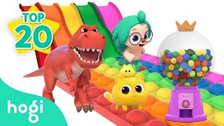 BEST20 Learn Colors 2024｜Pop It  Slide  Candy  More｜Best Learn Colors for Kids  Hogi Pinkfong [upl. by Celeste]