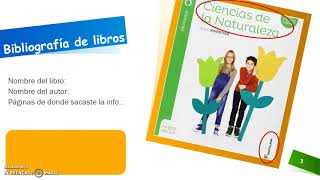 Referencia bibliografica para niñosquinto grado de primaria [upl. by Aonian]