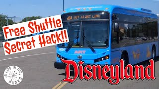 Free Disneyland Shuttle Bus  Secret Hack  Beat the Crowds  Full Ride POV  Toy Story Parking [upl. by Allevon604]