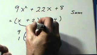 Factoring Trinomials  Part 2 Grade 10 [upl. by Eittel]