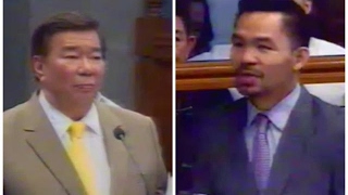 Pacquiao tells Drilon Use your common sense [upl. by Yrrak]