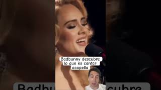 Badbunny descubre el acapella adele badbunny [upl. by Lambertson]