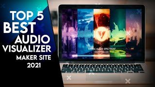 TOP 5 Best Free Audio Visualizer Maker Site For PC And Mobile 2023  No watermark [upl. by Llirpa]