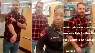 THATS BULLST  I DIDN’T EVEN TOUCH HIM  BLACK GUY GETS TRESPASSED FROM WALMART IN TEXAS UNTIL [upl. by Tremaine818]