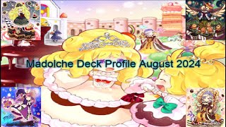 1st Place Madolche Deck Profile August 2024 [upl. by Selbbep]