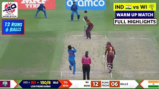 India vs West Indies Womens T20 World Cup Warm up Match Highlights 2024  IND W vs WI W Highlights [upl. by Gimble]