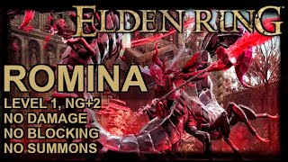 ELDEN RING  ROMINA RL1 NG2 No DamageBlockingSummons [upl. by Lily]