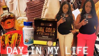 Day in the Life Tj Maxx findsTik tok shopMy money is missingTrying peach Crown Royal [upl. by Ydwor]