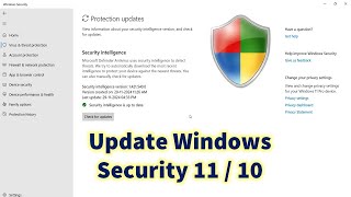 How to Update Windows Security 11 [upl. by Ahtnicaj149]