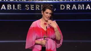 Yellowjackets Melanie Lynskey Speech  2022 HCA TV Awards [upl. by Zoarah]