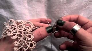 Tatting  Victorian Trellis Doily Using Victorian Sets and Mock Rings [upl. by Meyeroff896]