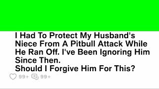 My Husband Ran When My Niece And I Were Attacked By A Pitbull Reddit Family [upl. by Regni]